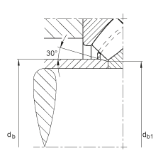 推力調(diào)心滾子軸承軸承 29352-E1-XL, 根據(jù) DIN 728/ISO 104 標(biāo)準(zhǔn)的主要尺寸，單向，可分離