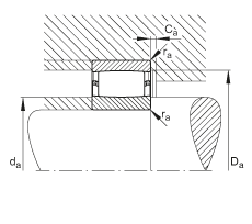 TORB軸承 C39/900-XL-M, 圓柱孔，黃銅保持架，滾動體引導(dǎo)