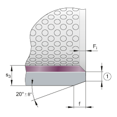 襯套 EGB9060-E50, 滑套，低維護，帶鋼襯和儲油腔