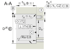 推力角接觸球軸承軸承 ZKLF1762-2RS-2AP-XL, 配對(duì)，雙向，螺釘安裝，兩側(cè)唇密封