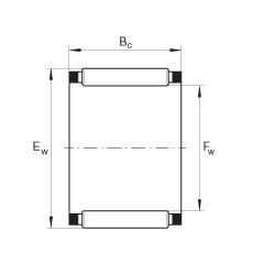 滾針及保持架組件 K6X9X8-TV, 根據(jù) DIN 5405-1/ISO 3030 標(biāo)準(zhǔn)