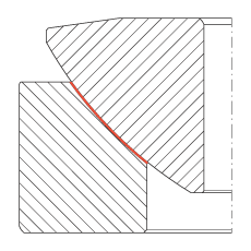 推力關(guān)節(jié)軸承 GE240-AW, 根據(jù) DIN ISO 12 240-3 標(biāo)準(zhǔn)，免維護(hù)